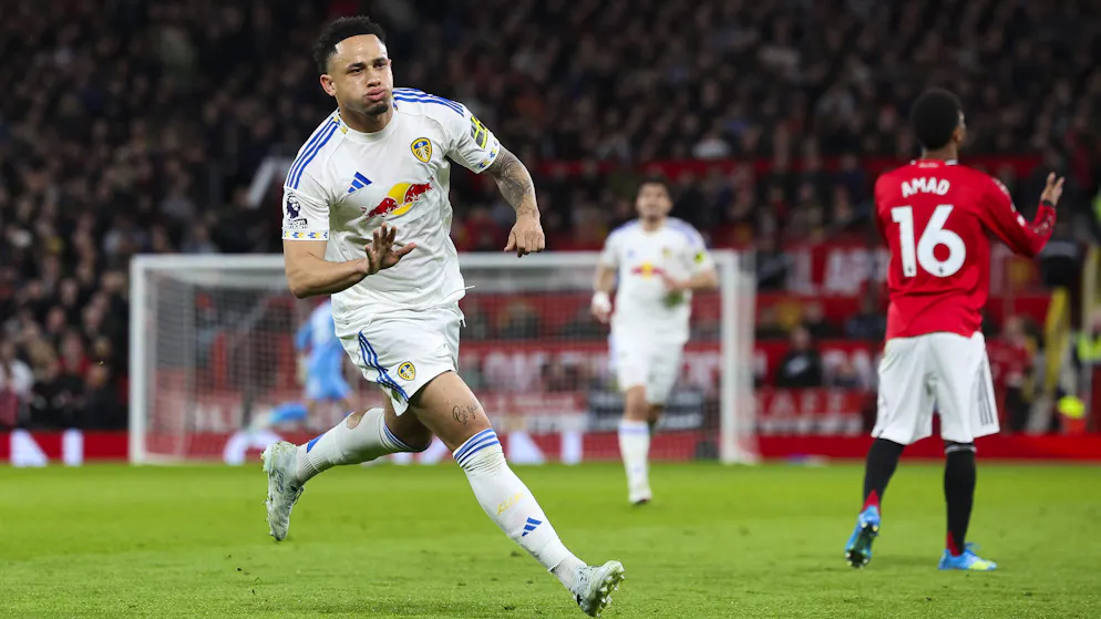 Important points in the relegation battle. Noah Okafor scores double to fire Leeds to victory at ManUtd