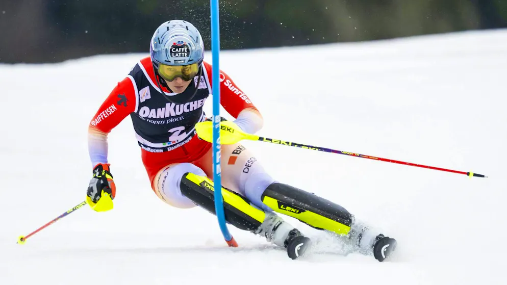 Wendy Holdener misses out on the slalom podium at the Swiss Championships.