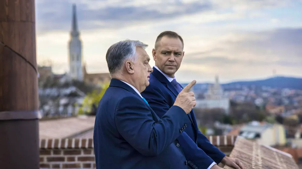Karol Nawrocki visits Orban in Budapest on March 23.