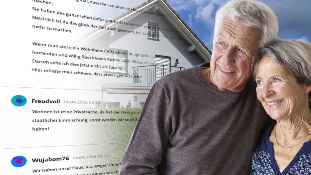 Geteilte Meinungen. «Mit 70 festklammern» und «haben jahrelang verzichtet» – blue News Leser zum Hüsli-Zoff