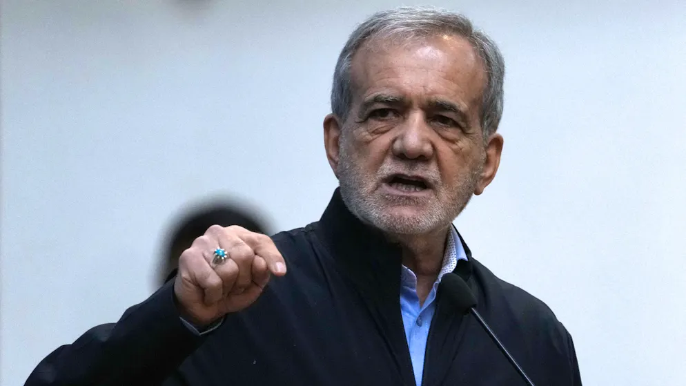 Irans Präsident Massud Peseschkian. (Archivbild)