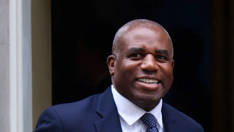 David Lammy in una foto di qualche giorno fa.