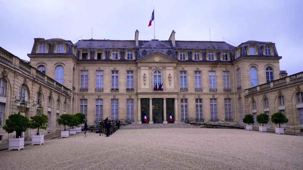 ARCHIVE - View of the Élysée Palace in Paris. Photo: Michel Euler/AP/dpa