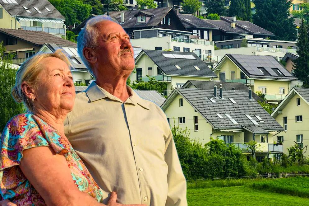 According to a study, around 300,000 single-family homes in Switzerland are under-occupied. 