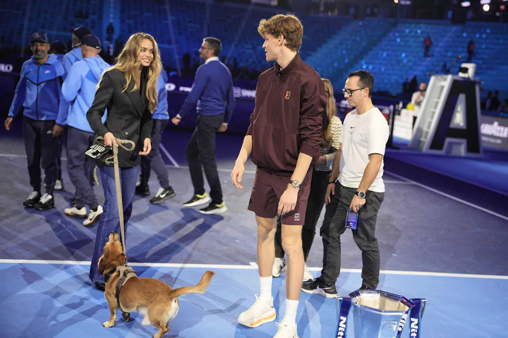 Leila Hasanovic era presente lo scorso novembre alle ATP Finals, vinte dal suo compagno Jannik Sinner