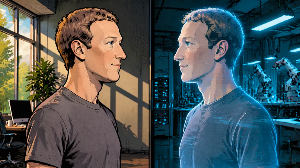 Neue Art der Führung. Zuckerberg lässt sich klonen – weil er keine Lust auf Gespräche mehr hat