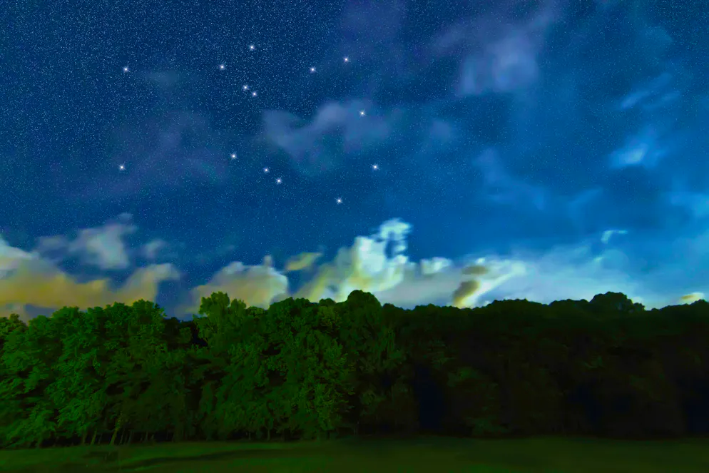 La costellazione di Pegaso.