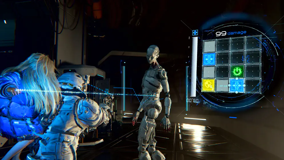 Das Hacking-System bringt eine völlig neue Spielmechanik mit sich, die sich extrem belohnend anfühlt.