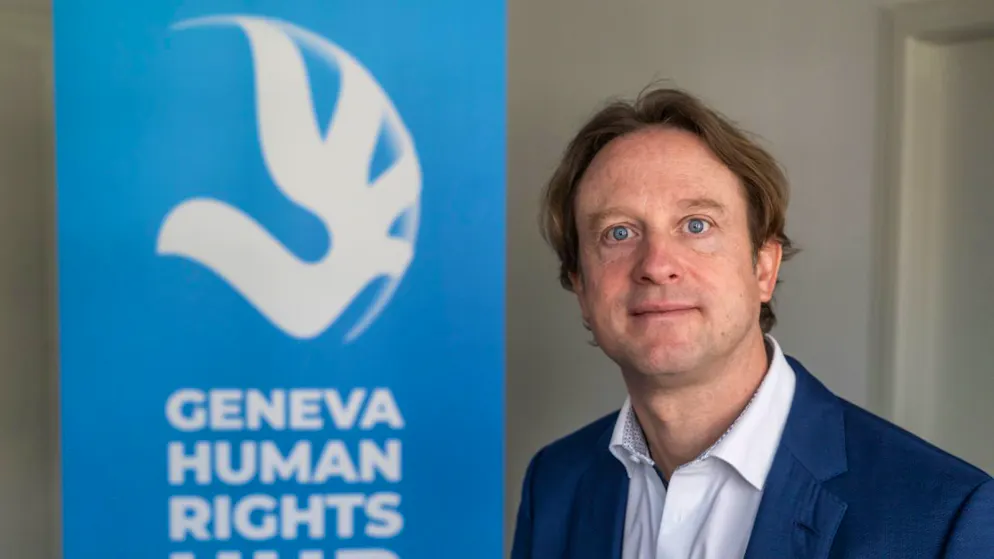 Le directeur du nouveau Geneva Human Rights Hub (GHRH) Felix Kirchmeier veut améliorer la connexion entre les différents acteurs de l'écosystème lié aux droits humains.