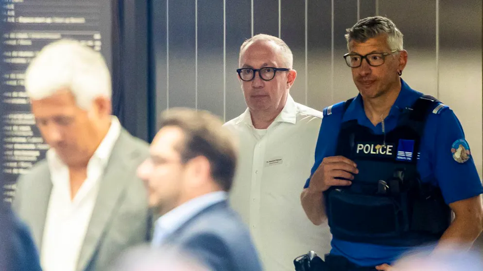 Die Gemeinde Crans-Montana unterstützt die Ausführungen ihres Präsidenten Nicolas Féraud (hier bei seiner Anhörung).