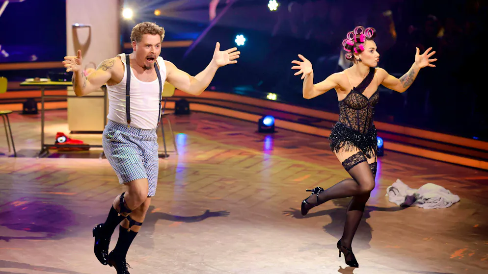 Danced their way into the hearts of the jury and TV viewers with the Charleston: Gustav Schäfer and Anastasia Maruster.