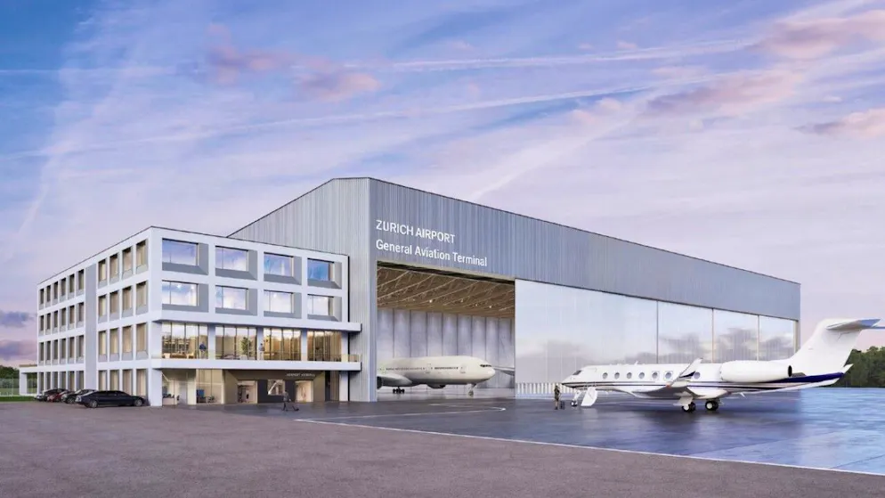 Cominciano i lavori. Via libera al nuovo terminal per jet privati dell'aeroporto di Zurigo