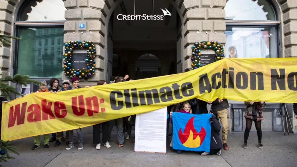 Zurigo. Vittoria parziale per gli attivisti per il clima contro Credit Suisse