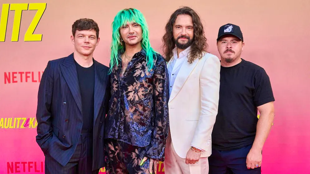Tokio Hotel was presented with the Radio Regenbogen Award at Europa-Park Rust.