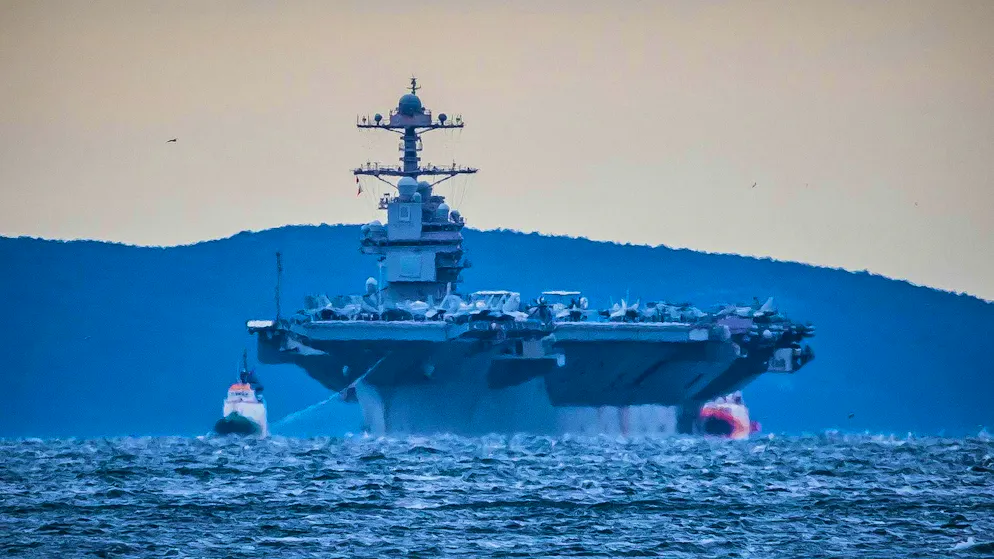 No US aircraft carrier has been at sea for as long as the "USS Gerald R. Ford" for decades.