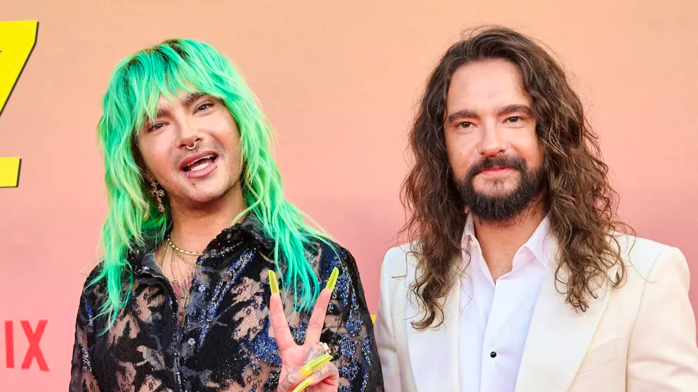 Like to party loudly: Bill (left) and Tom Kaulitz.