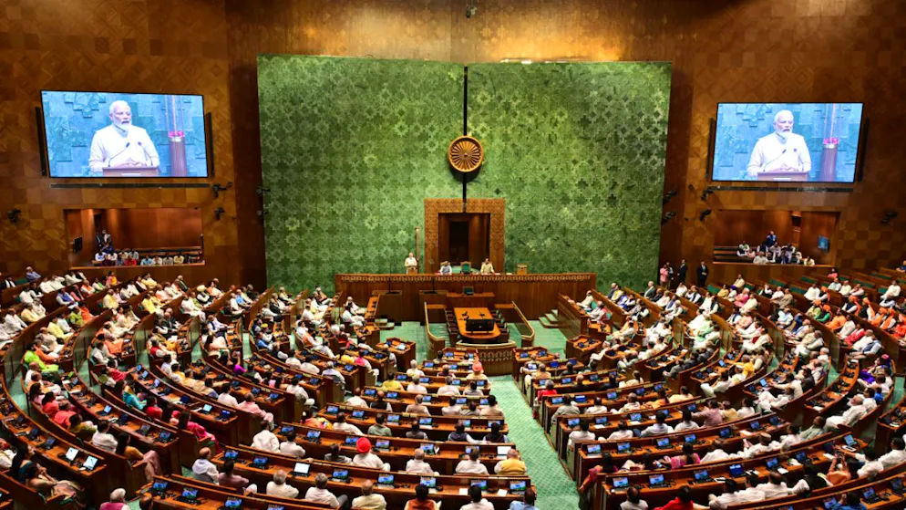 A ce jour, la chambre basse du Parlement indien ne compte que 75 élues sur 543 députés, soit 14% de femmes (archives).