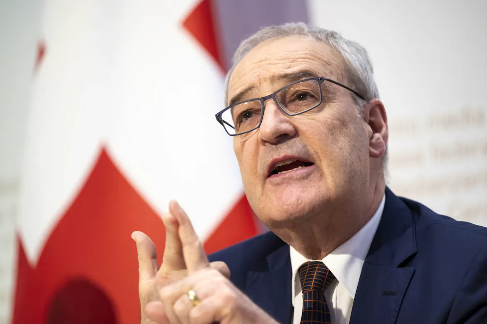 A Belgrade mardi, Guy Parmelin rencontrera le président serbe Aleksandar Vučić. Ils discuteront des «relations étroites» entre les deux pays. La Serbie est le partenaire commercial principal de la Suisse dans les Balkans occidentaux, note le DEFR. (Archives)