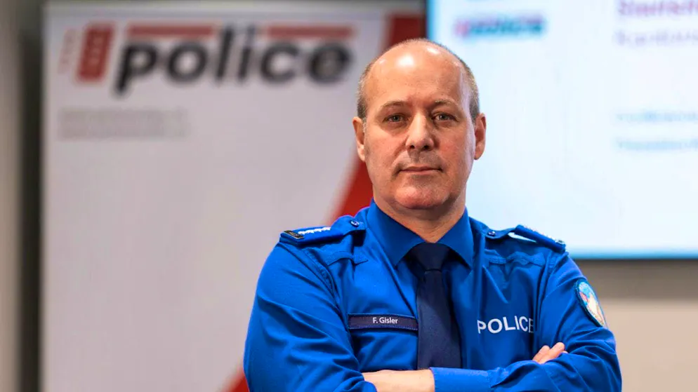 Taking office under extraordinary circumstances: The new Valais police commander Frédéric Gisler.