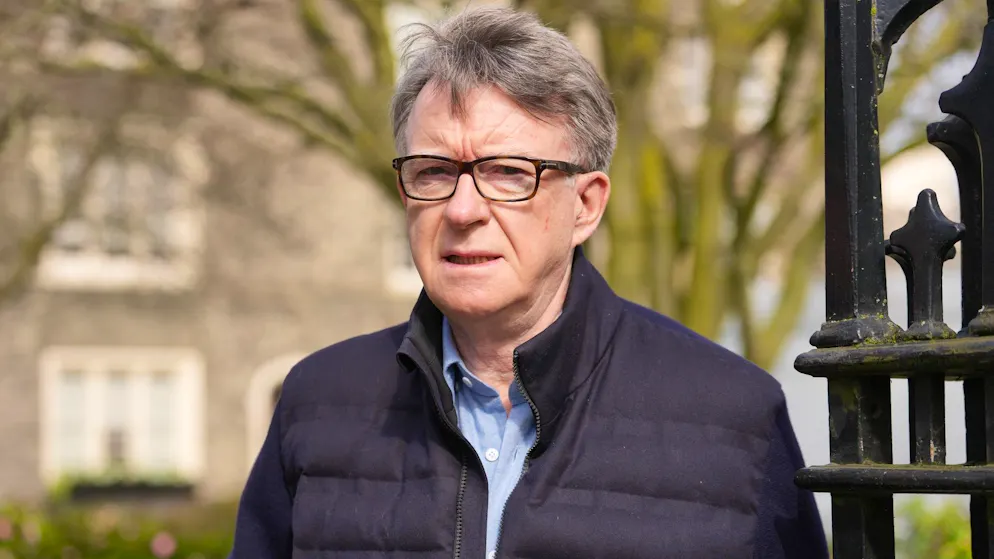 Peter Mandelson, hier am 10. März in London, hält die britische Politik in Atem.