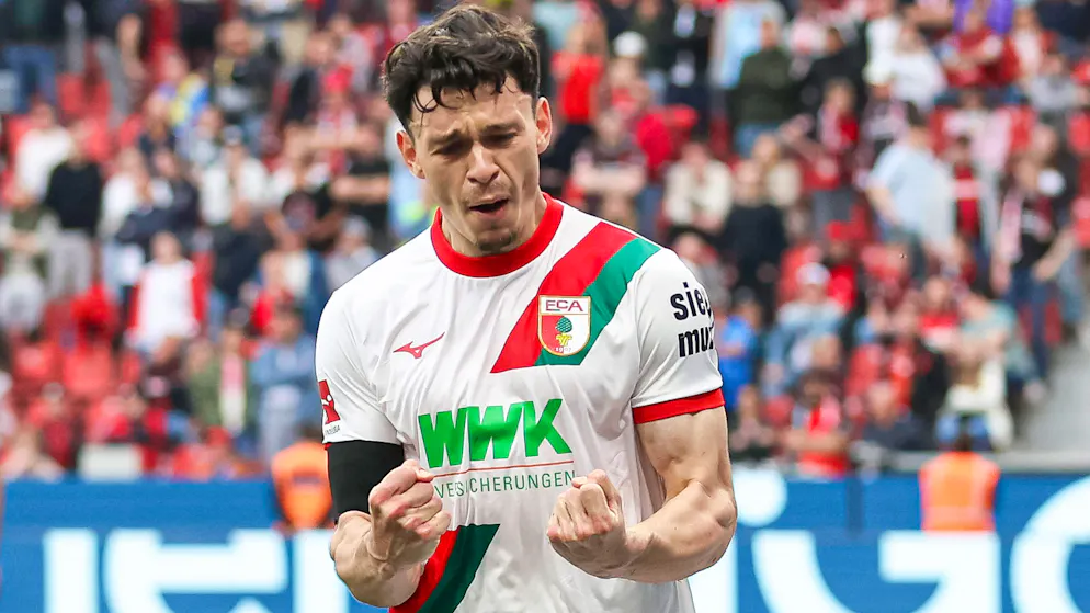 Fabian Rieder a signé un doublé décisif avec Augsbourg.
