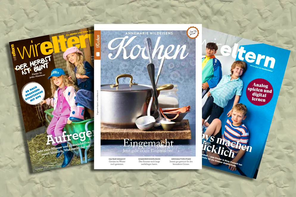 The publishing house Medien-Atelier Suisse AG publishes the magazines "Wir Eltern" and "Einfach Kochen by Meta Hiltebrand", among others.
