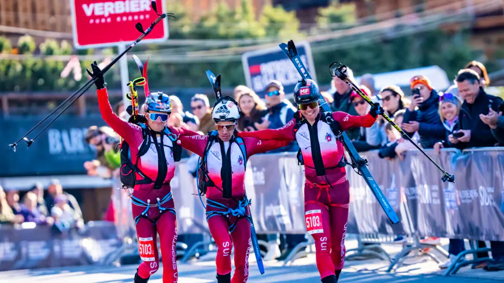 Geschlagen, aber zufrieden: Die besten Schweizer um Rémi Bonnet (links) an der Patrouille des Glaciers belegten «nur» Platz 2.