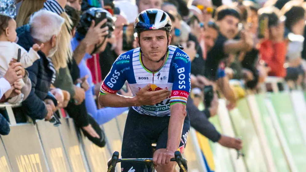 Schmid starker Sechster. Remco Evenepoel gewinnt das Amstel Gold Race