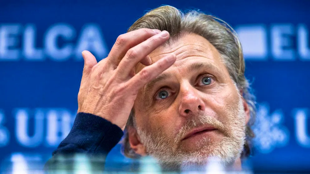 Alain Sutter, Grasshoppers' head of sport, has to cope with the next disappointment after the cup exit