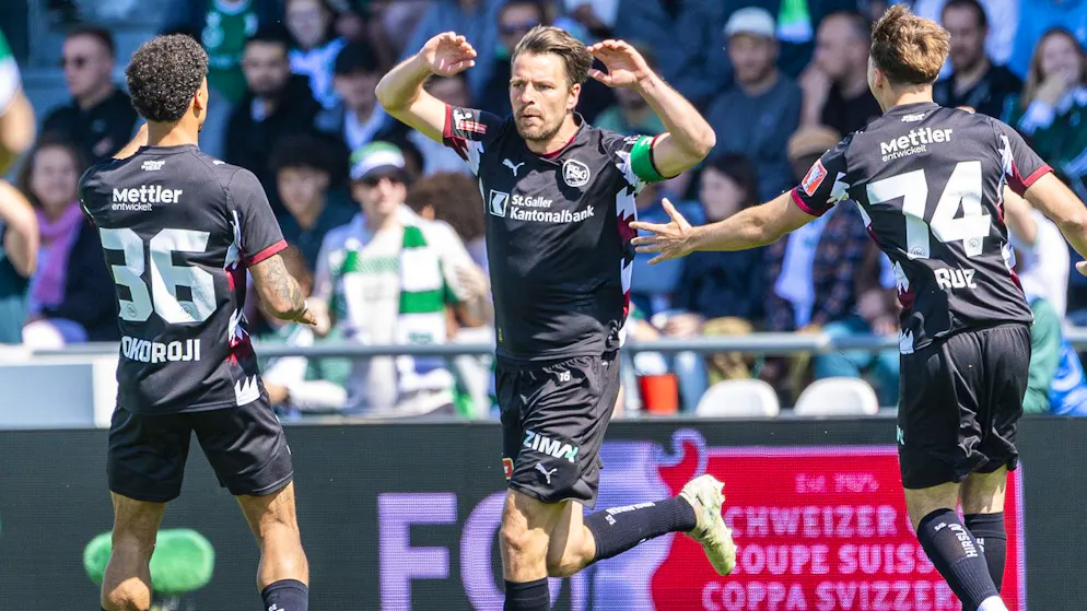 Mit Klasse und Kampf. St.Gallen schlägt Yverdon und folgt Lausanne-Ouchy in den Cupfinal