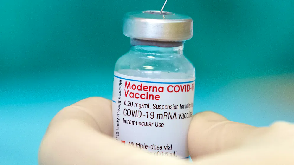 Der Impfstoff des Herstellers Moderna gegen das Coronavirus. (Themenbild)