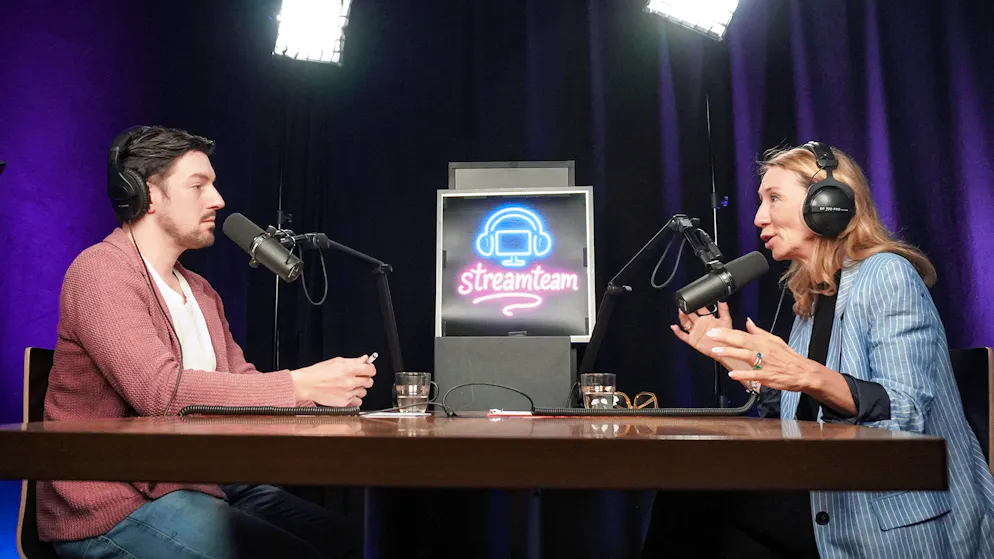Frank Richter und Tamara Cantieni sind die Hosts des «streamteam»-Podcasts.