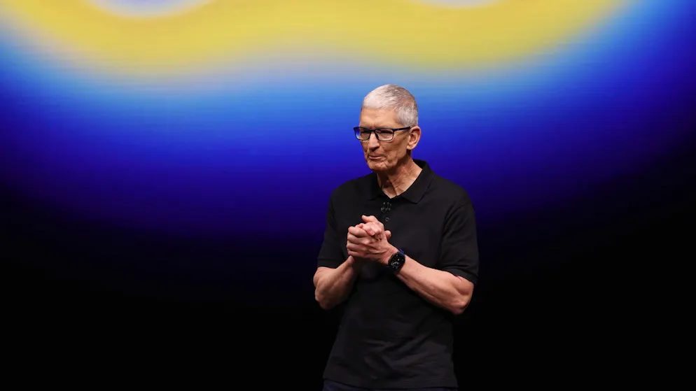 Eine der grossen Management-Karrieren findet ihr Ende: Der 65-jährige Tim Cook gibt seinen Posten als CEO nach 15 Jahren ab und wird Chef des Verwaltungsrats. (Archivbild)