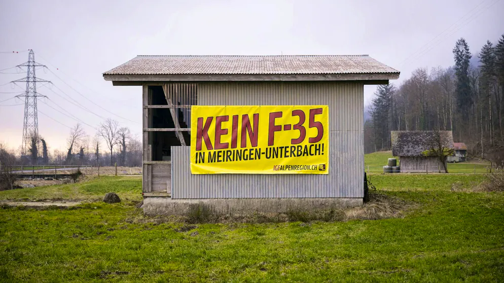 Rabbia nell'Oberland bernese. La popolazione di Meiringen rifiuta i nuovi F-35: «È ridicolo!». Ecco perché