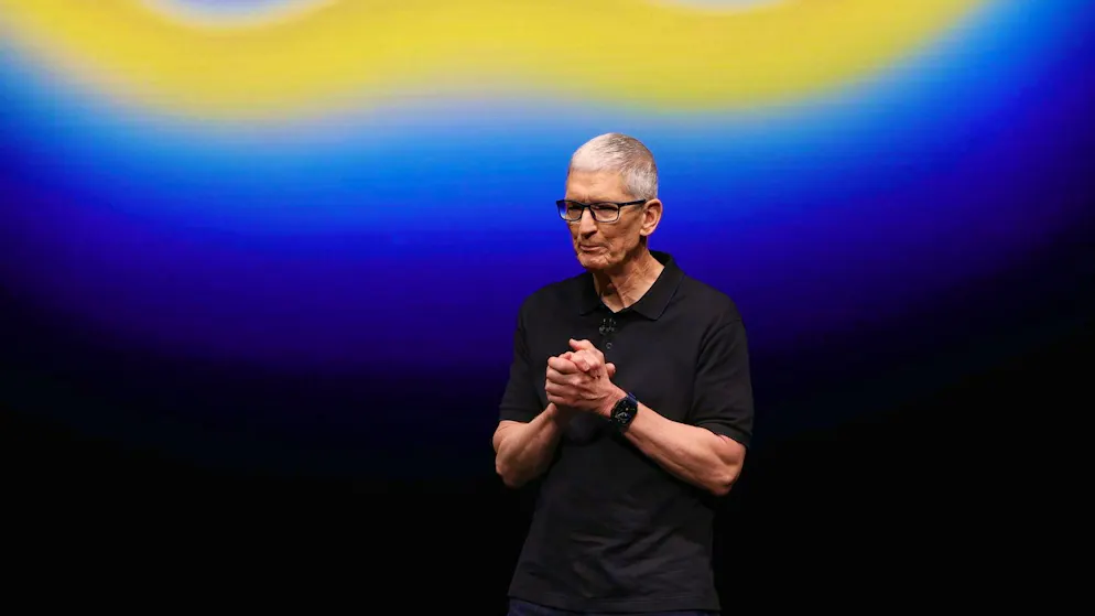 One of the great management careers is coming to an end: 65-year-old Tim Cook is giving up his post as CEO after 15 years and becoming head of the Board of Directors. (archive picture)