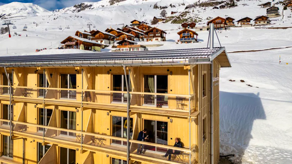 Vallese. Premiato un nuovo hotel situato sopra Blatten