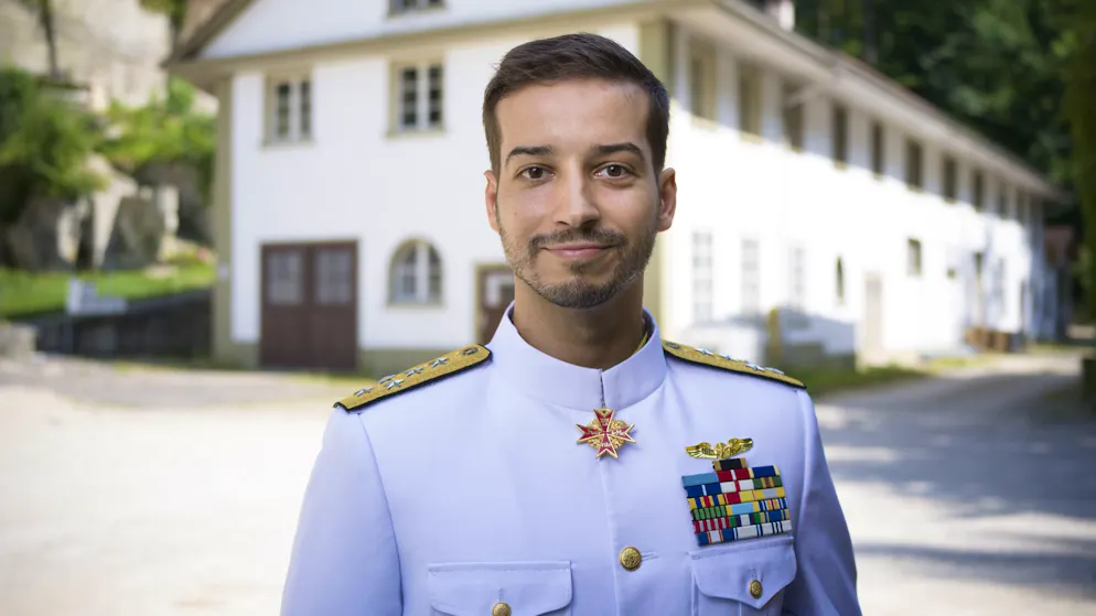 Jonas Lauwiner, hier in Oberburg im Kanton Bern, nennt sich selbst «König der Schweiz».