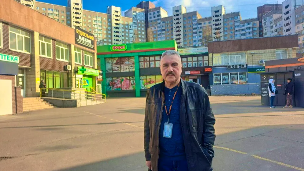 ARCHIVE - Chernobyl liquidator Mychajlo Bukov in Kiev (archive photo). Photo: Andreas Stein/dpa