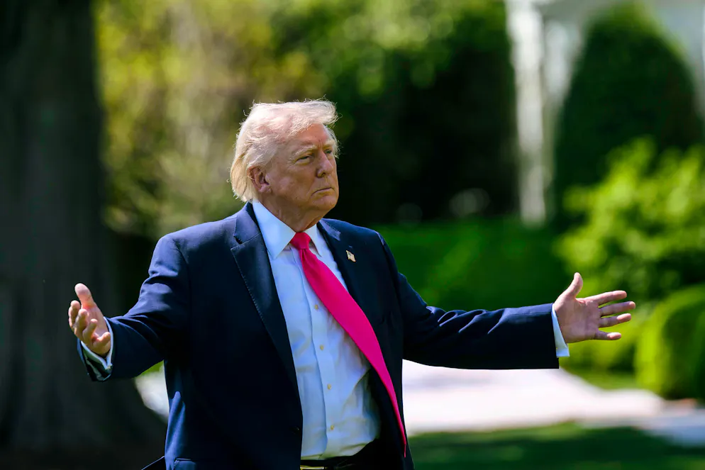 Le président américain a par ailleurs laissé entendre que la Chine, où il doit se rendre en voyage officiel mi-mai, avait aidé l'Iran à reconstituer son stock d'armement. (Archives 04.2026)