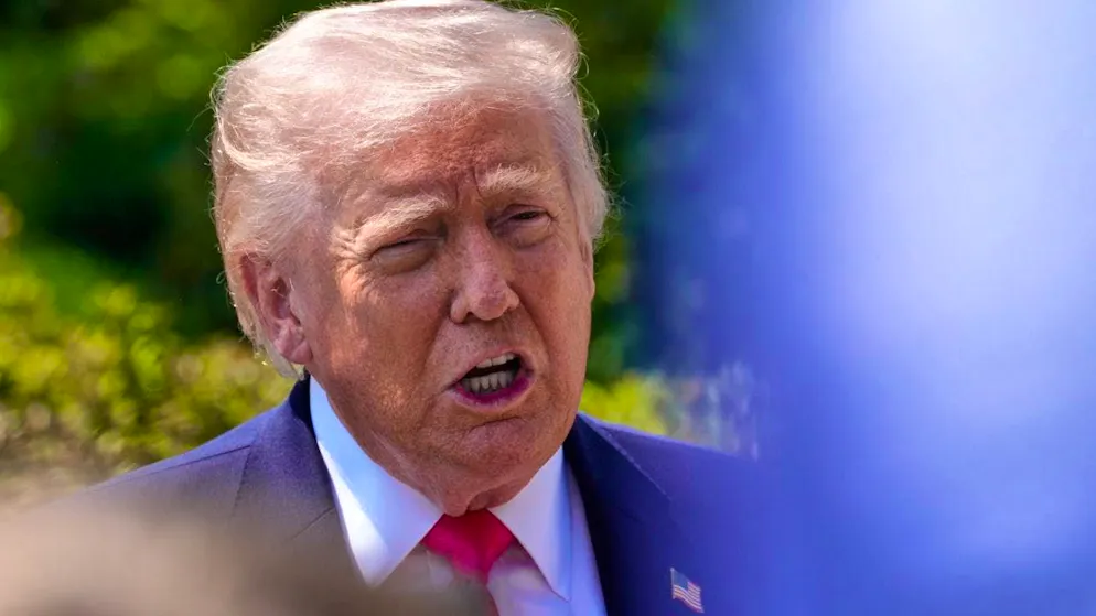 ARCHIVE - US President Donald Trump speaks to reporters. Photo: Jen Golbeck/FR172329 AP/dpa/Archive image