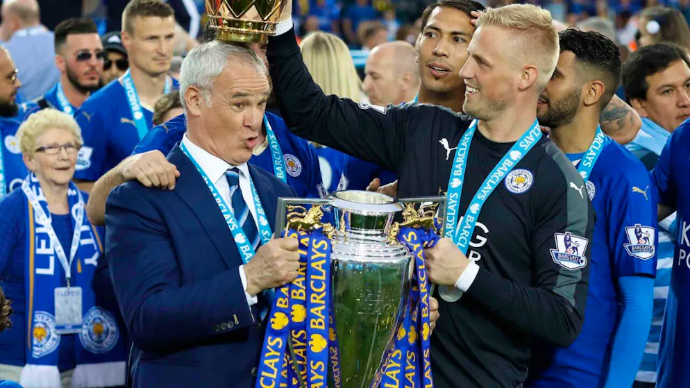 England. Sensational English champions Leicester relegated to the 3rd division