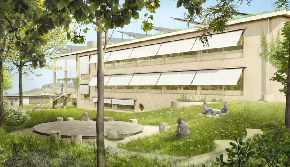 So soll die neue «Campus Loggia» dereinst aussehen. 