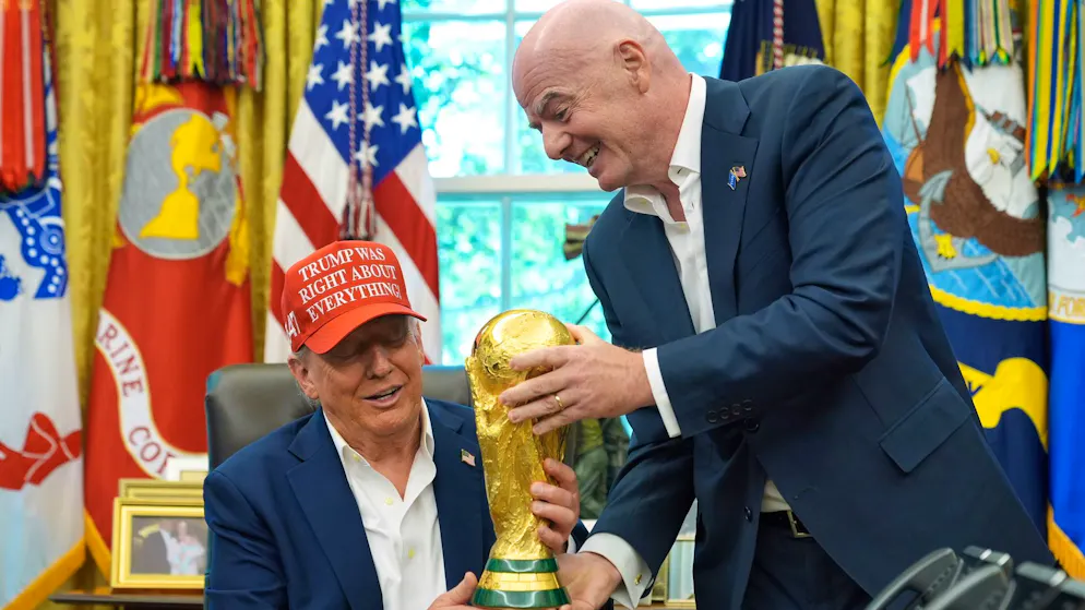 Trump und Infantino sollen sich mit Italien statt Iran als WM-Teilnehmer befassen. (Archivfoto)
