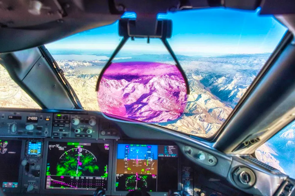 A so-called HUD put the pilot out of action.