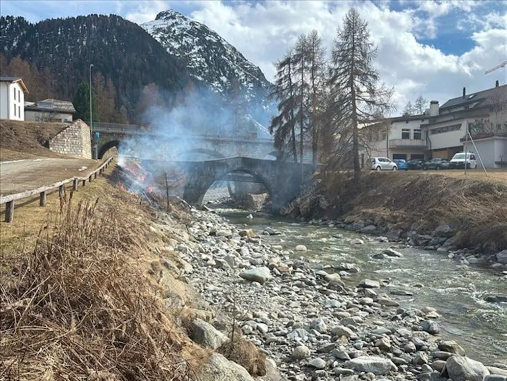 Domato incendio a Pontresina