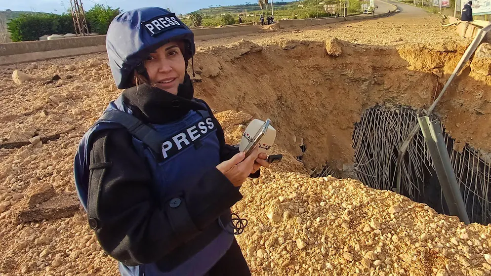 Die libanesische  Journalistin Amal Khalil war für die Zeitung «Al-Achbar» im Süden Libanons unterwegs, als sie bei einem israelischen Angriff starb. (22. März 2026)