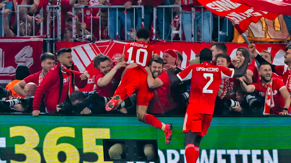 Bayern Munich has been hit with a hefty fine by UEFA. (archive picture)