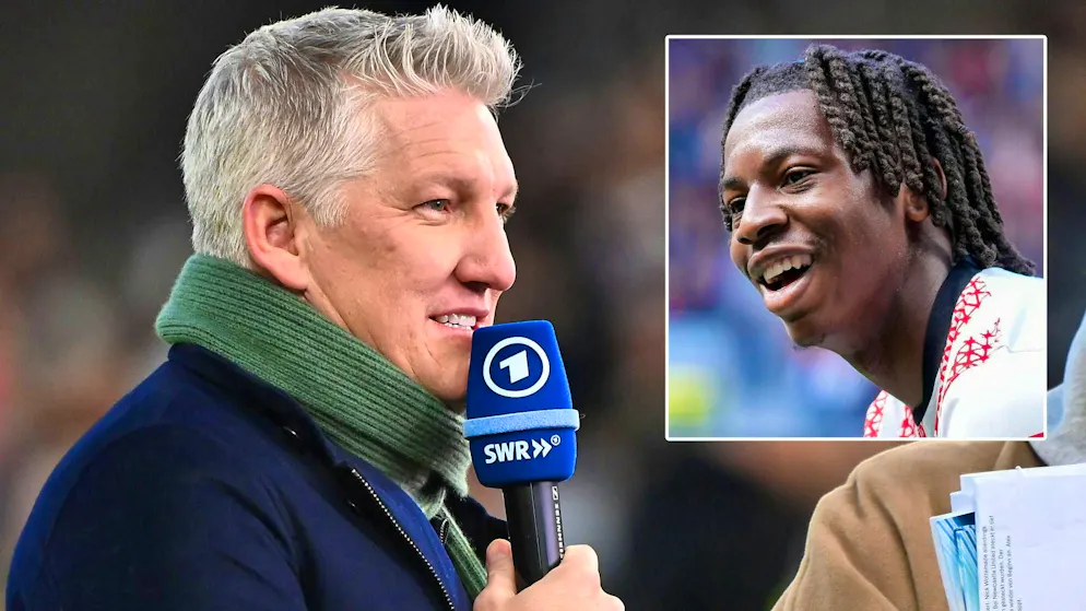 Bastian Schweinsteiger is a big fan of Johan Manzambi.