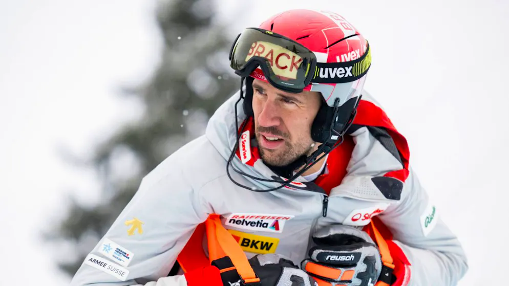 Ramon Zenhäusern, hier bei der Besichtigung vor dem ersten Slalom-Lauf in Adelboden, gehört künftig nur noch dem Regionalverband an