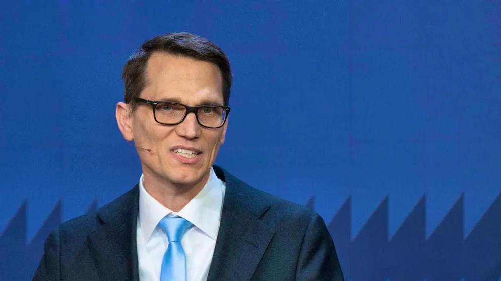 SNB Chairman Martin Schlegel, here at an event at the beginning of April, sees the Swiss economy facing more uncertainty. (archive picture)